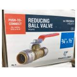 PUSH TO CONNECT REDUCING BALL, 3/4" X 1/2" SHARKBITE