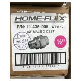 HOME FLEX 1/2IN MALE X CSST