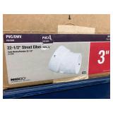 PVC 22 1/2* STREET ELBOW 3IN