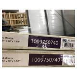 24" 2 PANEL HOLLOW CORE DOOR, INTERIOR, NEW