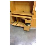 Solid wood All in one Office cabinet/desk