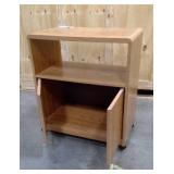 Rolling Wood Microwave Cart