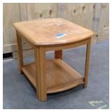 Solid Vintage Oak End Table