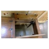 Vintage sewing machine cabinet