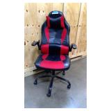 Black and Red PU Leather Ergonomic Gaming Chair