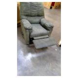 Green Mircofiber Recliner