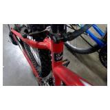 OBX blue mountain bike and Trek 820 Mountain Bike