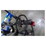 OBX blue mountain bike and Trek 820 Mountain Bike