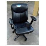 black leather office xhair