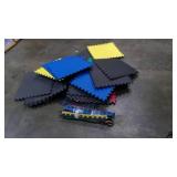 Gym floor matt tiles 24"x24"