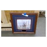 Masters of Illusion framed and matted Buck Print 18"x16"