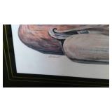 Set of 3 framed and matted duck paintings 16"x 14"