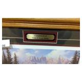 Call of the Wild framed and matted print 20"x16"