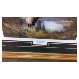 Call of the Wild framed and matted print 20"x16"