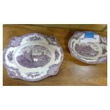 Johnson Brothers Old Britain China castles collection serving bowl and platter 2pc