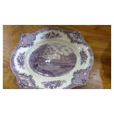 Johnson Brothers Old Britain China castles collection serving bowl and platter 2pc