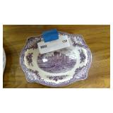 Johnson Brothers Old Britain China castles collection serving bowl and platter 2pc