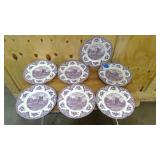 Johnson Brothers Old Britain China castles collection 7 plates