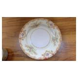 Small Noritake Hampton plate, two small hand painted suake cups