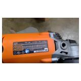 Rigid 7" Corded twist handle angle grinder with spare discs