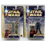 2003 STAR WARS "Attack Of The Clones" Ep2 Gold Series Action Figures (New Old Stock)