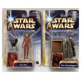 2003 STAR WARS "Attack Of The Clones" Ep2 Gold Series Action Figures (New Old Stock)