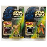 1997 STAR WARS "Power Of The Force"  With Freeze Frame Action Slide Action Figures (New Old Stock)
