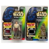 1997 STAR WARS "Power Of The Force"  With Freeze Frame Action Slide Action Figures (New Old Stock)