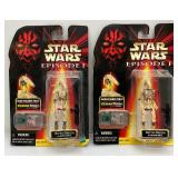 1998 STAR WARS "Episode 1" Action Figures With CommTech Chips (New Old Stock)