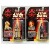 1998 STAR WARS "Episode 1" Action Figures With CommTech Chips (New Old Stock)