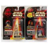 1999 STAR WARS "Episode 1" Action Figures With CommTech Chips (New Old Stock)