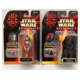 1999 STAR WARS "Episode 1" Action Figures With CommTech Chips (New Old Stock)