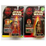1999 STAR WARS "Episode 1" Action Figures With CommTech Chips (New Old Stock)