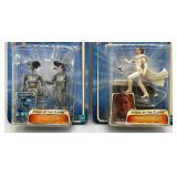 2002 STAR WARS "Attack Of The Clones" Ep2 Gold Series Action Figures (New Old Stock)