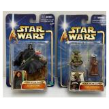2002 STAR WARS "Attack Of The Clones" Ep2 Gold Series Action Figures (New Old Stock)
