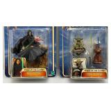 2002 STAR WARS "Attack Of The Clones" Ep2 Gold Series Action Figures (New Old Stock)