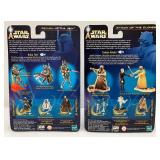 2002 STAR WARS "Attack Of The Clones & Return Of The Jedi " Gold Series Action Figures (New Old Stock)