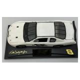 2003 Rivell Collection 1:24 Scale NASCAR Die Cast #8  Test Car With Stopwatch "Dale Earnhardt Jr." In Original Box With Plastic Display Case (With COA)