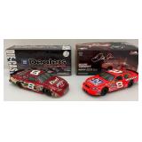 Vintage 1:24 Scale Die Cast NASCAR Models "Dale Earnhardt Jr" #8 And #81 Cars In Original Boxes