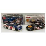 Vintage Action Brand 1:24 Scale Die Cast NASCAR Models "Dale Earnhardt Jr" #88 And Martin Truex Jr. #8 Cars In Original Boxes