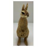 Misc. Collectibles Including Wodden Boomerang And Miniature 6" Kangaroo With Baby Made From Real Fur