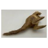 Misc. Collectibles Including Wodden Boomerang And Miniature 6" Kangaroo With Baby Made From Real Fur