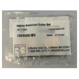 2011 P & D Uncirculated -60 Sacagawea One Dollar Coins (Factory Sealed)