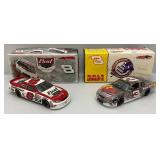 Vintage Action Brand 1:24 Scale Die Cast NASCAR Models "Dale Earnhardt Jr" #8 Car & #3 Clear Stock Car In Original Boxes