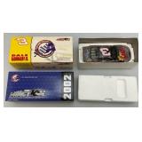 Vintage Action Brand 1:24 Scale Die Cast NASCAR Models "Dale Earnhardt Jr" #8 Car & #3 Clear Stock Car In Original Boxes