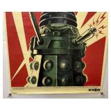 Vintage Dr. WHO Poster 24" x 36"
