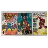 Misc. Vintage Comics Including FLASH And More (Most Bagged And Boarded)