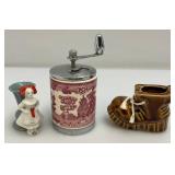 Misc. Vintage Items Including Travel Clocks And More