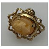 1/20th 12Kt GF Earrings 2.41 Grams Overall And Misc. Cameo Earrings