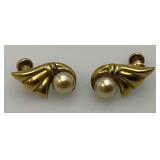 1/20th 12Kt GF Earrings 2.41 Grams Overall And Misc. Cameo Earrings